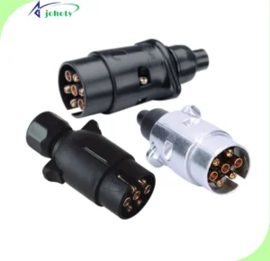 KRAMP High Quality 7 Pin Plastic Plug For Car Trailers & Caravans - Fits Ifor Williams (LA403011)