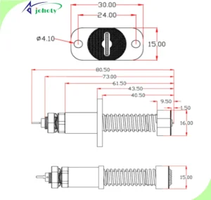High Current PCB Connector, high current pogo pins, APC0401-15753