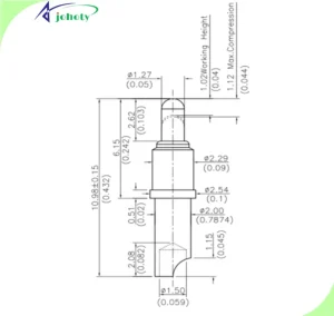 High Current PCB Connector, high current pogo pins, APC0401-17145