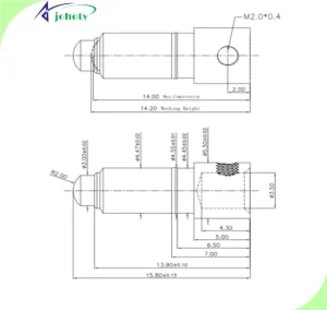 High Current PCB Connector, high current pogo pins, APC0401-20113