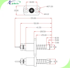 High Current PCB Connector, high current pogo pins, APC0401-20115