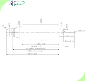 High Current PCB Connector, high current pogo pins, APC0401-21464