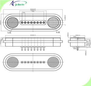 Magnetic Wire Connector, Best Pogo Pin Connector, APC0504-16928