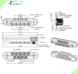 Magnetic Wire Connector, Best Pogo Pin Connector, APC0504-18419