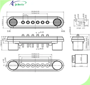 Magnetic Wire Connector, Best Pogo Pin Connector, APC0504-20484