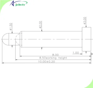 PCB Pogo Pins, spring loaded pin, pogo pin connector, 11