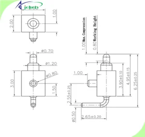 PCB Pogo Pins, spring loaded pin, pogo pin connector, 7