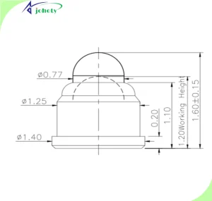 Space Saving pogo pin, pogo pin connector, pogo pins, APC0401-2031