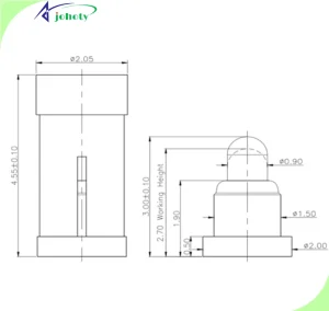 Space Saving pogo pin, pogo pin connector, pogo pins, APC0401-2991