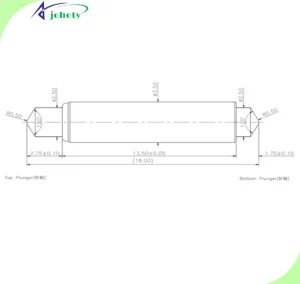 Spring force 5gf Pogo Pin for IC Test, High Reliability, APC0401-41651