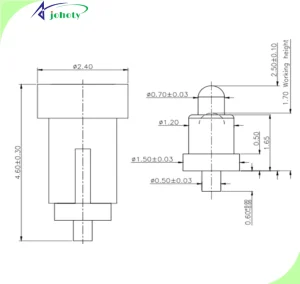 micro pogo pins, pogo pin, pogo pin connector, pogo pins - APC0401-5083