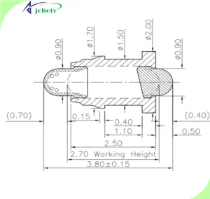 Double Ended Pogo Pin Connector for Low-profile PCB, Excellent