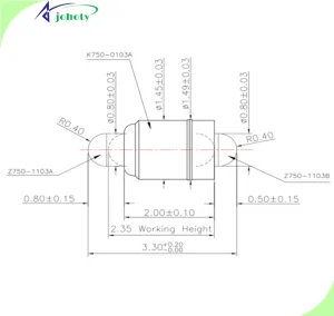 Double Ended Pogo Pin Connector for Low-profile PCB, Outstanding