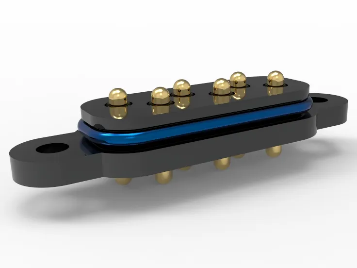 Double Ended Pogo Pin Connector for Low-profile PCB, Proven
