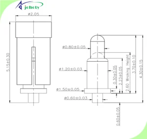 High Frequency Pogo Pins 0.05dB Loss 100% Signal Lock, Amazing