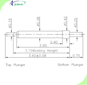 High Frequency Pogo Pins 0.05dB Loss 100% Signal Lock, Reliable