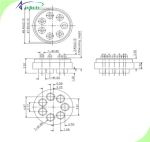 RF Connectors, 99.99% Signal Clarity, Built to Endure, SMT Pogo Pins, 7 pin connector