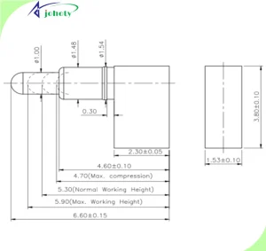 Right Angle Pogo Pin Low-Profile, Design for Flexible OEM, Incredible