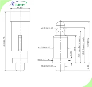 Through Hole Pogo Pins, Reliable Custom for OEM, EMS, Brilliant