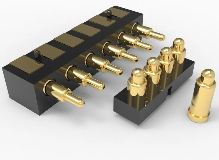 Contact Resistance 10mΩ Pogo Pins for 100K Stable Cycles