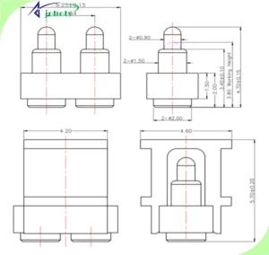 High Precision Pogo Pin Connector 100K Cycles Trust, Outstanding