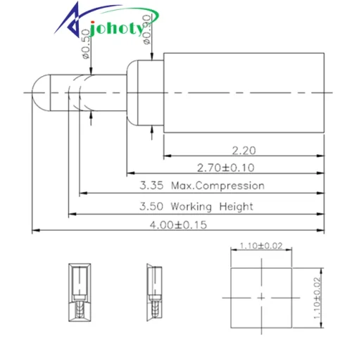 Special Pogo-Pin, pogo pin, pogo pins, pogo pin connector, Fine Pitch Pogo Pins - spring loaded pin -02