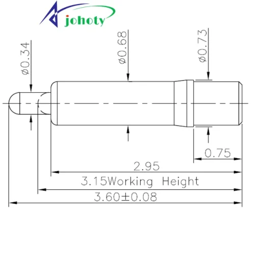 Special Pogo-Pin, pogo pin, pogo pins, pogo pin connector, Fine Pitch Pogo Pins - spring loaded pin -04