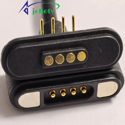 Special Pogo-Pin, pogo pin, pogo pins, pogo pin connector, IP67 connector, Waterproof magnetic connector, Magnetic pogo cable - 001