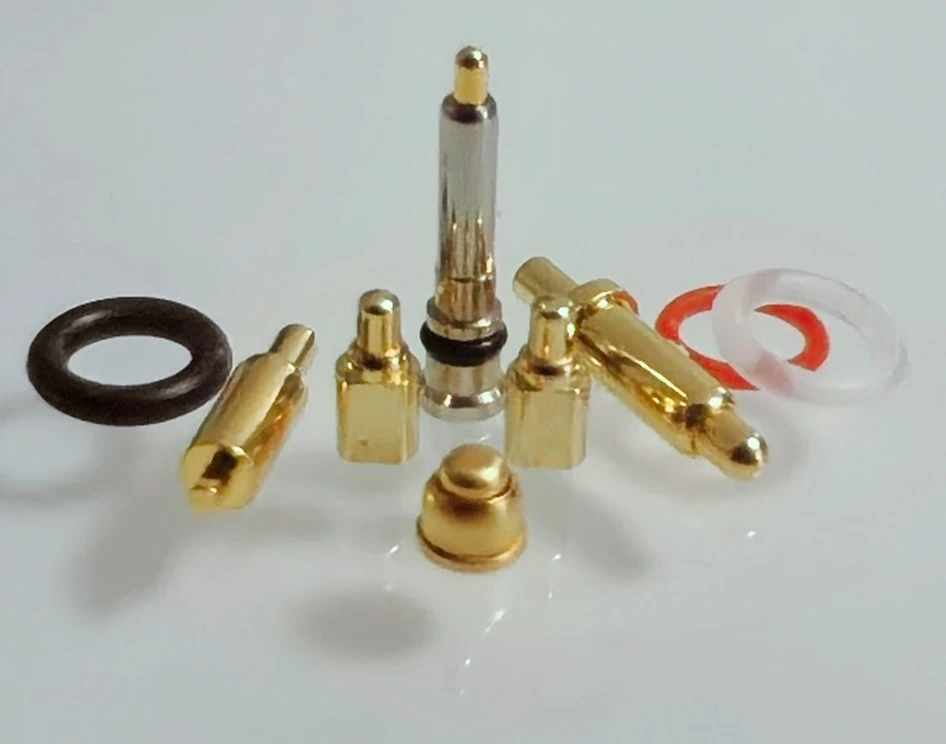 Special pogo pins, Custom Precision Components, spring loaded pin, pogo pins, spring loaded connector, custom pogo pin manufacturer - Johoty