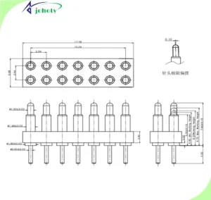 high vibration pogo pins - pogo pin connector - APC0518-11803