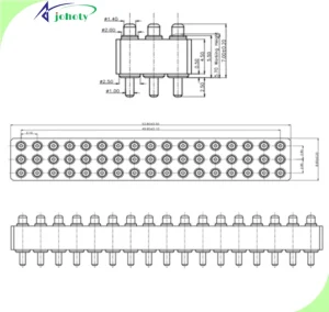 high vibration pogo pins - pogo pin connector - APC0518-22969
