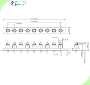 high vibration pogo pins - pogo pin connector - APC0518-30193