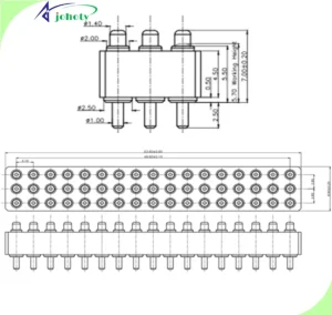 high vibration pogo pins - pogo pin connector - APC0518-30809