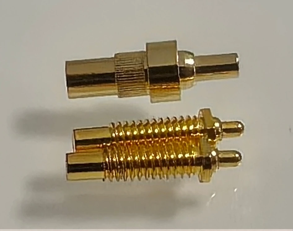precision spring loaded contacts, spring loaded pin, pogo pins, spring loaded connector, right angle pogo pin, precision pogo pin manufacturer - Johoty