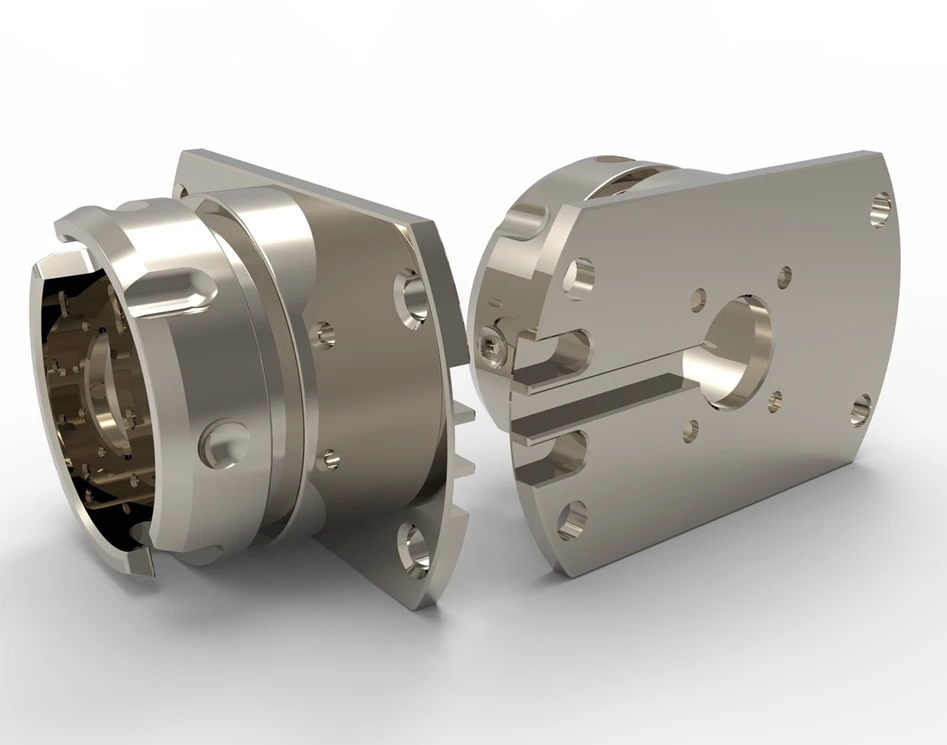 CNC Milled Housings & Blocks, precision machined components, CNC parts, medial screws, lead screws, ball screws, mechanical part manufacturer - Johoty
