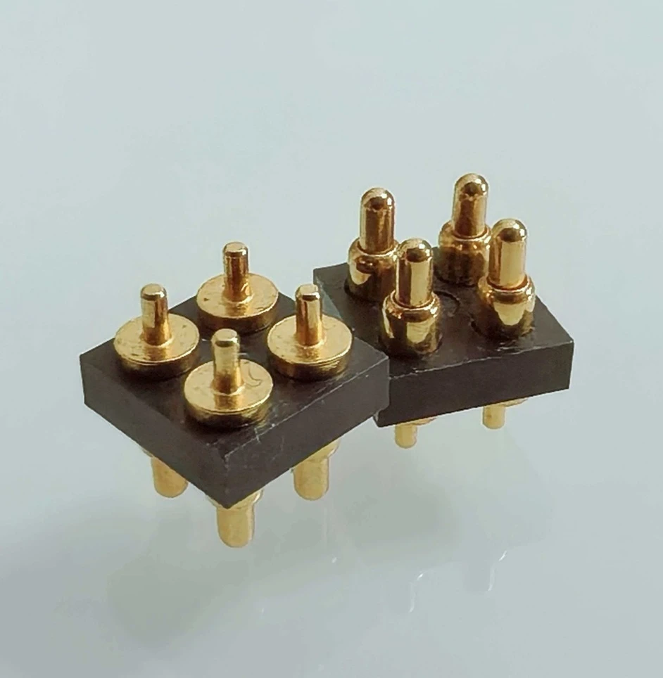Custom medical pogo pin connector solution, 50A spring loaded pin, custom high current pogo pin connector, pogo pin manufacturer