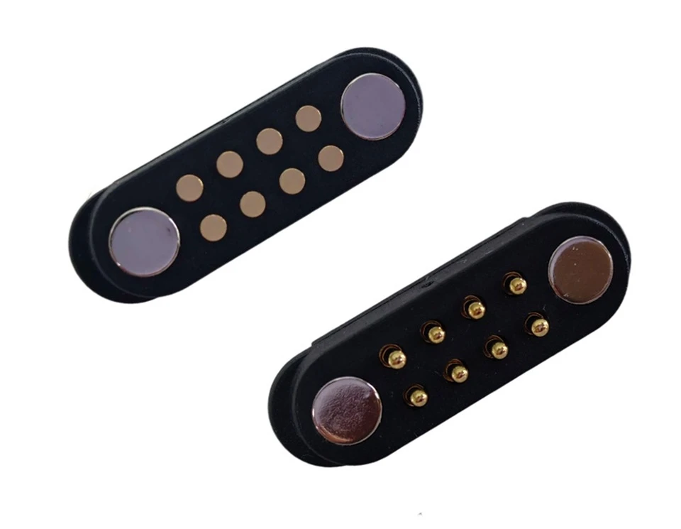 IP65 pogo pin connector, 8 pin magnetic SMT, custom magnetic pogo pin connector, IP67 magnetic pogo pin connector, pogo pin manufacturer