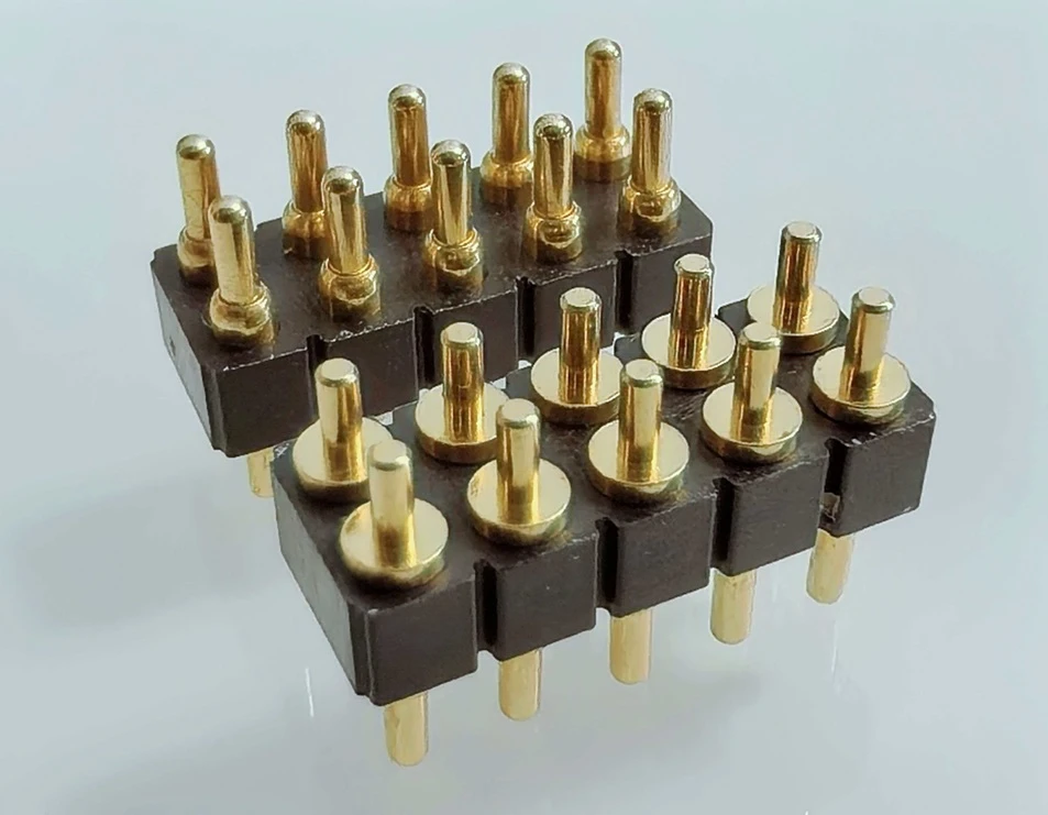 PCB stacking pogo pin connector, Board-to-board pogo pin connector, spring loaded connector, pogo pins, pogo pin manufacturer