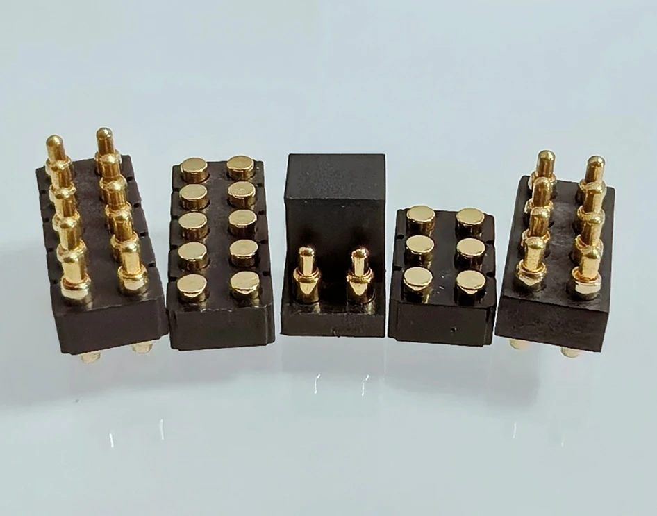 Pitch 2.54 pogo pin connector, spring loaded connector, spring loaded connectors, custom pogo pins, custom pogo pin manufacturer - Johoty