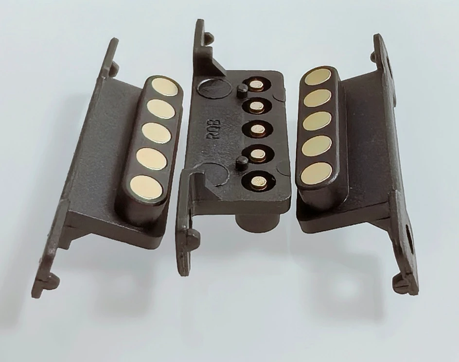 Special right angle pogo pin connector, spring loaded connector, spring loaded connectors, custom pogo pins, custom pogo pin manufacturer - Johoty