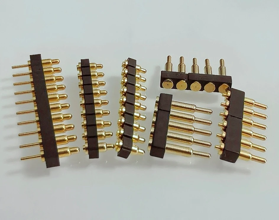 Surface mounting pogo pin connector, spring loaded connector, spring loaded connectors, custom pogo pins, custom pogo pin manufacturer - Johoty