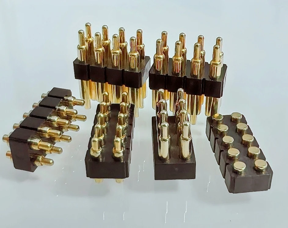 Through hole pogo pin connector, spring loaded connector, spring loaded connectors, custom pogo pins, custom pogo pin manufacturer - Johoty