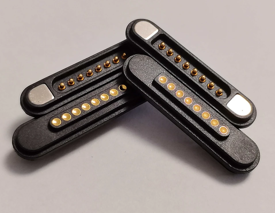 corrosion resistant magnetic pogo pin connecto, custom magnetic pogo pin connector, IP67 magnetic pogo pin connector, pogo pin manufacturer