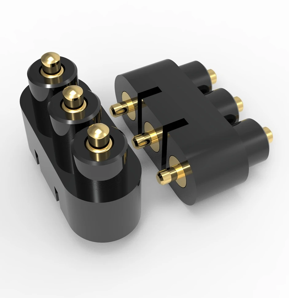 high current test pogo pin connector, 50A spring loaded pin, custom high current pogo pin connector, pogo pin manufacturer