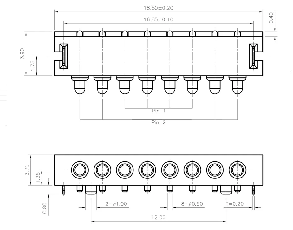 high speed pogo pin connector, prototype request, and quotation, custom hybrid pogo pin connector