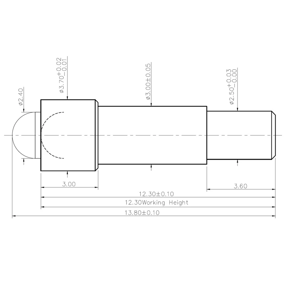 low resistance pogo pin, 50A spring loaded pin, custom high current pogo pin connector, pogo pin manufacturer