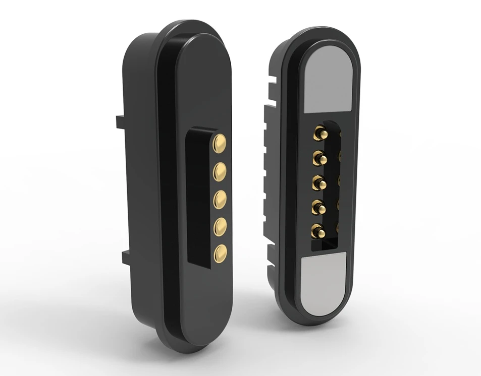 magnetic pogo pin power and data connector, custom magnetic pogo pin connector, IP67 magnetic pogo pin connector, pogo pin manufacturer