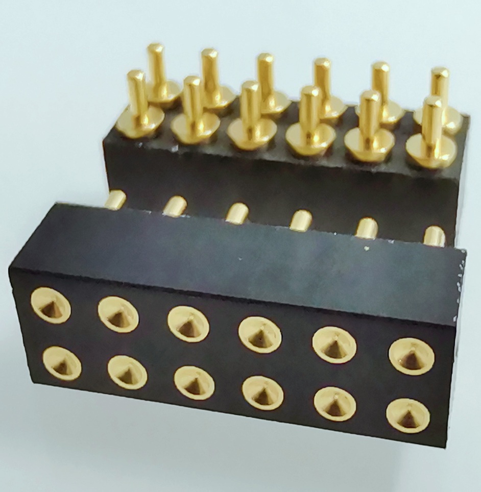 precision machining, 50A spring loaded pin, custom high current pogo pin connector, pogo pin manufacturer