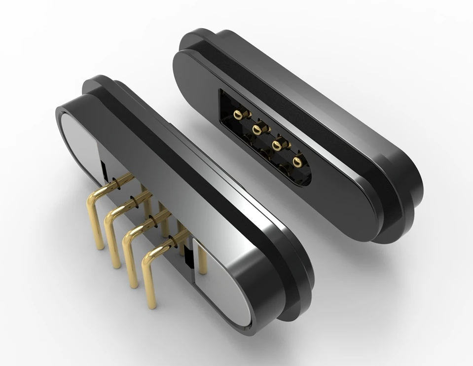 spring loaded magnetic connector, custom magnetic pogo pin connector, IP67 magnetic pogo pin connector, pogo pin manufacturer