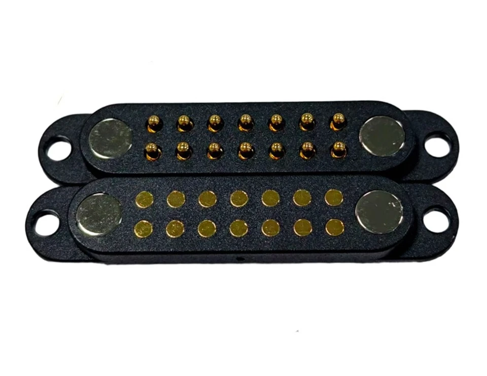 waterproof pogo pin connector, 14,IP65+hol, custom magnetic pogo pin connector, IP67 magnetic pogo pin connector, pogo pin manufacturer